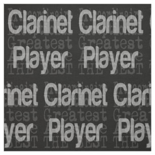 Tissu Clarinet Player Extraordinaire Fabric