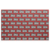 Tissu Classe de brosse Red Bold de 2025 (Fat Quarter)