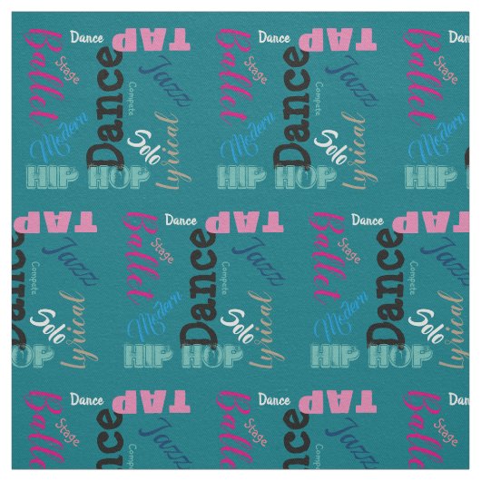 Tissu Classe de danse (Échantillon)