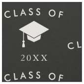 Tissu Classe de noir blanc de l'année (Fermer)