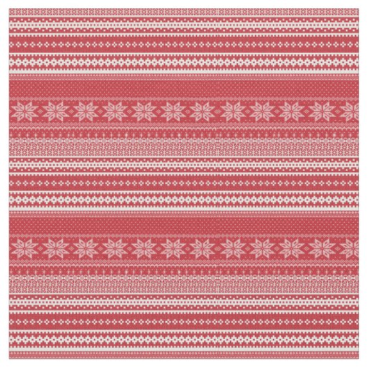 Tissu Classic Fair Isle Print (Fermer)