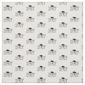 Tissu Classic Silver Class of 2027 Graduation (Échantillon)