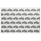 Tissu classique de voiture de muscle (Fat Quarter)