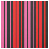 Tissu Classique design à rayures verticales rouges et ro (Échantillon)