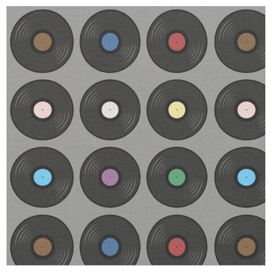 Tissu Classique du disque de vinyle coloré (Fermer)