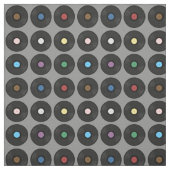 Tissu Classique du disque de vinyle coloré (Échantillon)