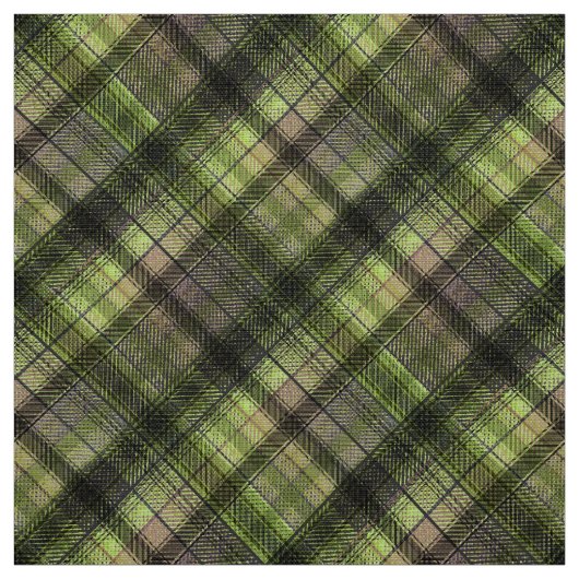 Tissu Classique écossais écossais vert écossais (Échantillon)