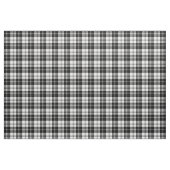 Tissu Classique moderne tartan Noël plaid noir blanc (Fat Quarter)