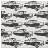 Tissu classique noir et blanc de voiture (Échantillon)