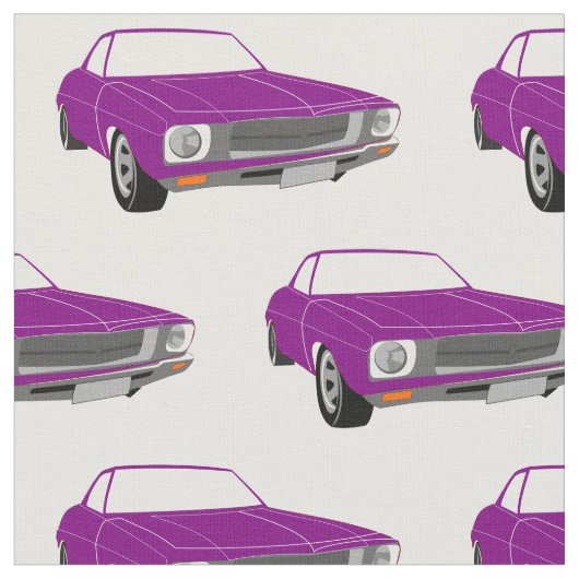 Tissu classique pourpre de voiture (Fermer)