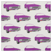 Tissu classique pourpre de voiture (Échantillon)