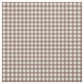 Tissu Classique tendance belle brun et blanc écossais (Échantillon)