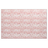 Tissu Classy Elegant Vintage Red French Country Toile (Yard)