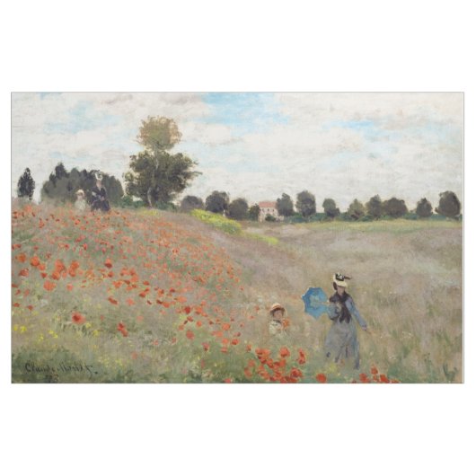 Tissu Claude Monet - Champ de pavot (Yard)