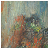 Tissu Claude Monet - Fleurs d'artichauts de Jérusalem (Échantillon)