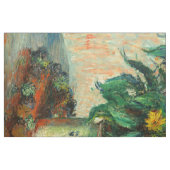Tissu Claude Monet - Fleurs d'artichauts de Jérusalem (Fat Quarter)