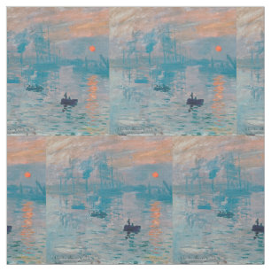 Tissu Claude Monet Impression Lever de soleil Français