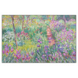 Tissu Claude Monet - Le jardin d&#39;Iris &#224; Giverny
