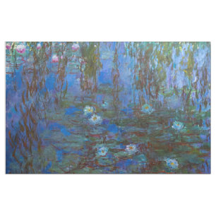 Tissu Claude Monet - Lys d'Eau Bleue