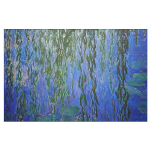 Tissu Claude Monet - Nymphéas avec saule pleureur