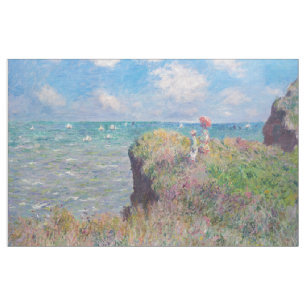 Tissu Claude Monet - Promenade Cliff à Pourville