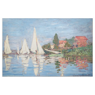 Tissu Claude Monet - Régates à Argenteuil