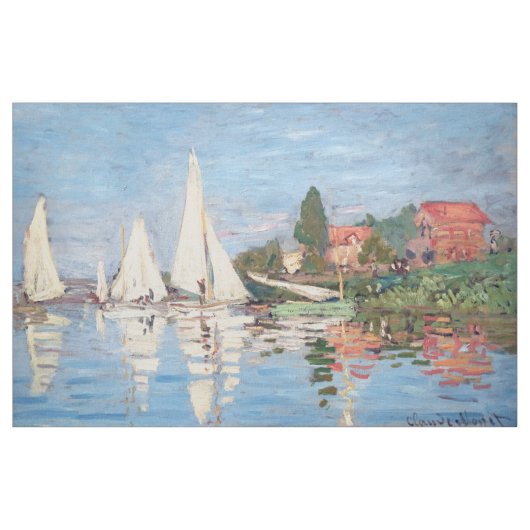 Tissu Claude Monet - Régates à Argenteuil (Yard)