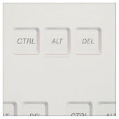 Tissu Clavier d'ordinateur CTRL ALT DEL de SlipperyJoe (Échantillon)