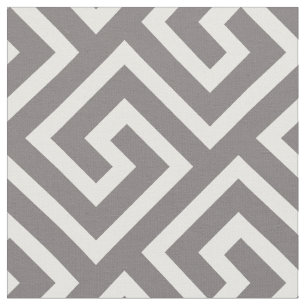 Tissu Clé grecque classique Carré Motif Swirl