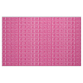 Tissu Clé grecque, fuchsia et rose-clair (Fat Quarter)
