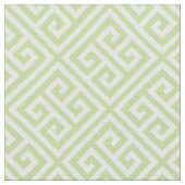 Tissu Clé grecque verte (Fermer)