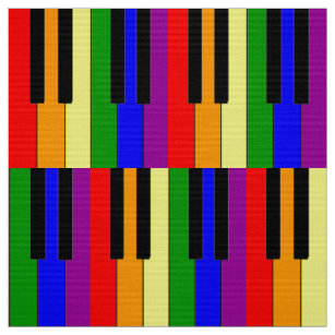 Tissu Clés de piano de LGBT
