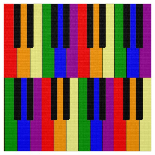 Tissu Clés de piano de LGBT (Échantillon)