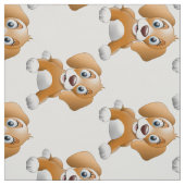 Tissu Clipart Brown de chien (Échantillon)