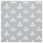 Tissu Clocher blanc sur gris (Échantillon)