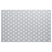Tissu Clocher blanc sur gris (Fat Quarter)
