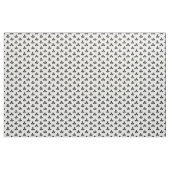 Tissu Clocher noir sur blanc (Yard)