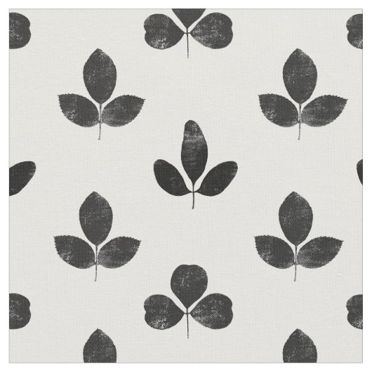 Tissu Clocher noir sur blanc (Fermer)