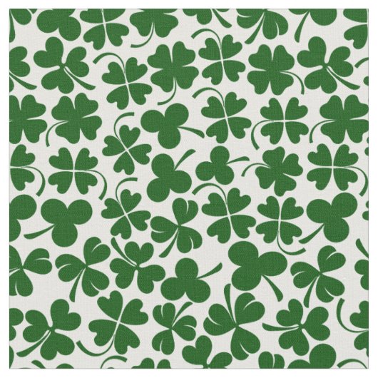 Tissu Clocher shamrock chanceux (Fermer)