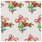 tissu cloches de noël (Échantillon)
