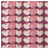 Tissu Clothesline Love (Échantillon)