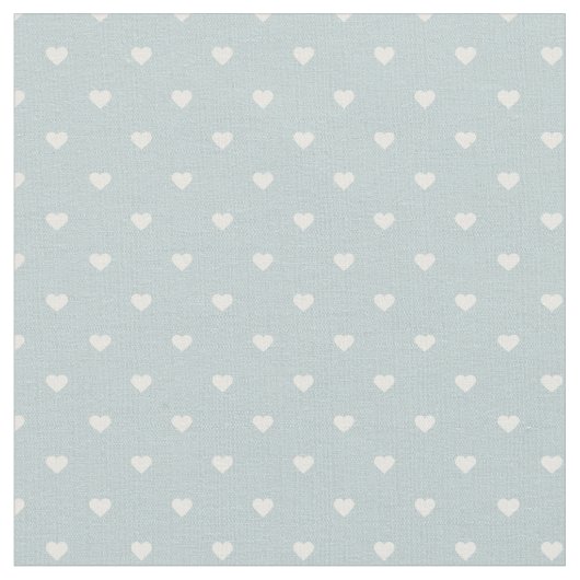 Tissu Cloud Blue Polka Coeurs point (Fermer)