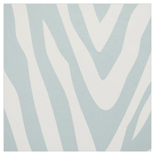 Tissu Cloud Blue Zebra Imprimer Grande échelle (Échantillon)