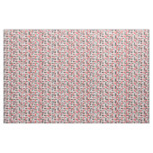 Tissu Cloud Merci rouge et noir (Yard)