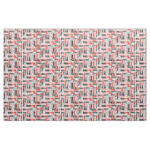 Tissu Cloud Merci rouge et noir (Fat Quarter)
