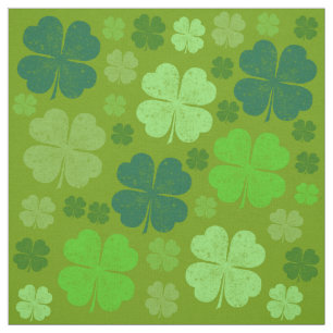 Tissu Clovers verts, Lucky Clovers, Saint Patrick's Day