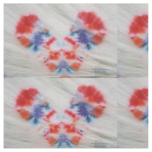 Tissu clown à cravate-teint (Fermer)