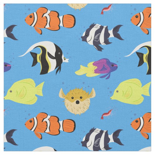 Tissu Clownfish et amis (Fermer)