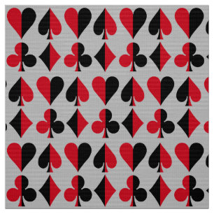 Tissu Club de diamant de pelle de coeur