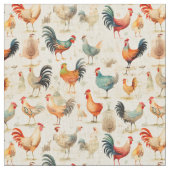 Tissu Cluckers Quirky : Poulet Whimsy (fermé)